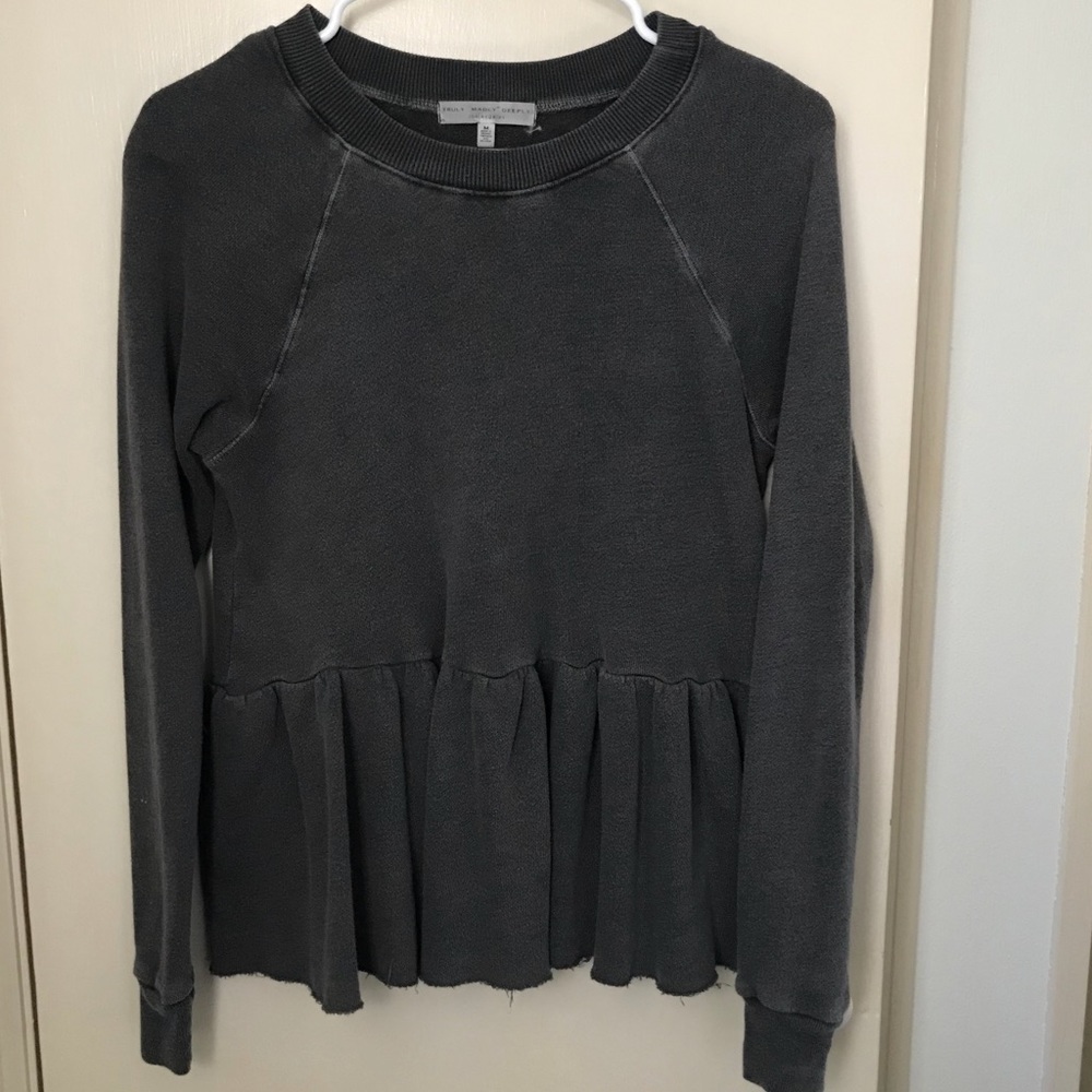 Urban Outfitters babydoll charcoal sweater